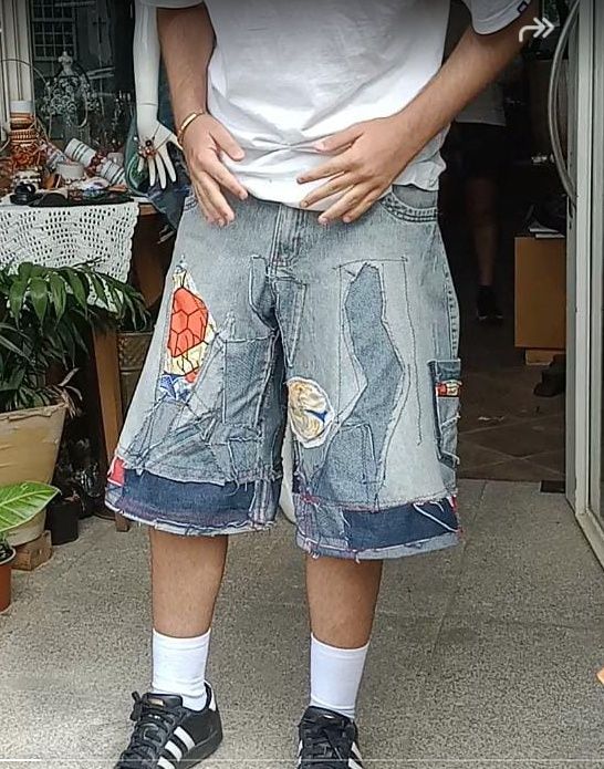 Bermudas exclusivas em Patchwork