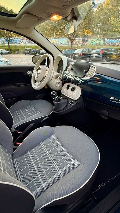 Fiat 500 Hybrid Azul