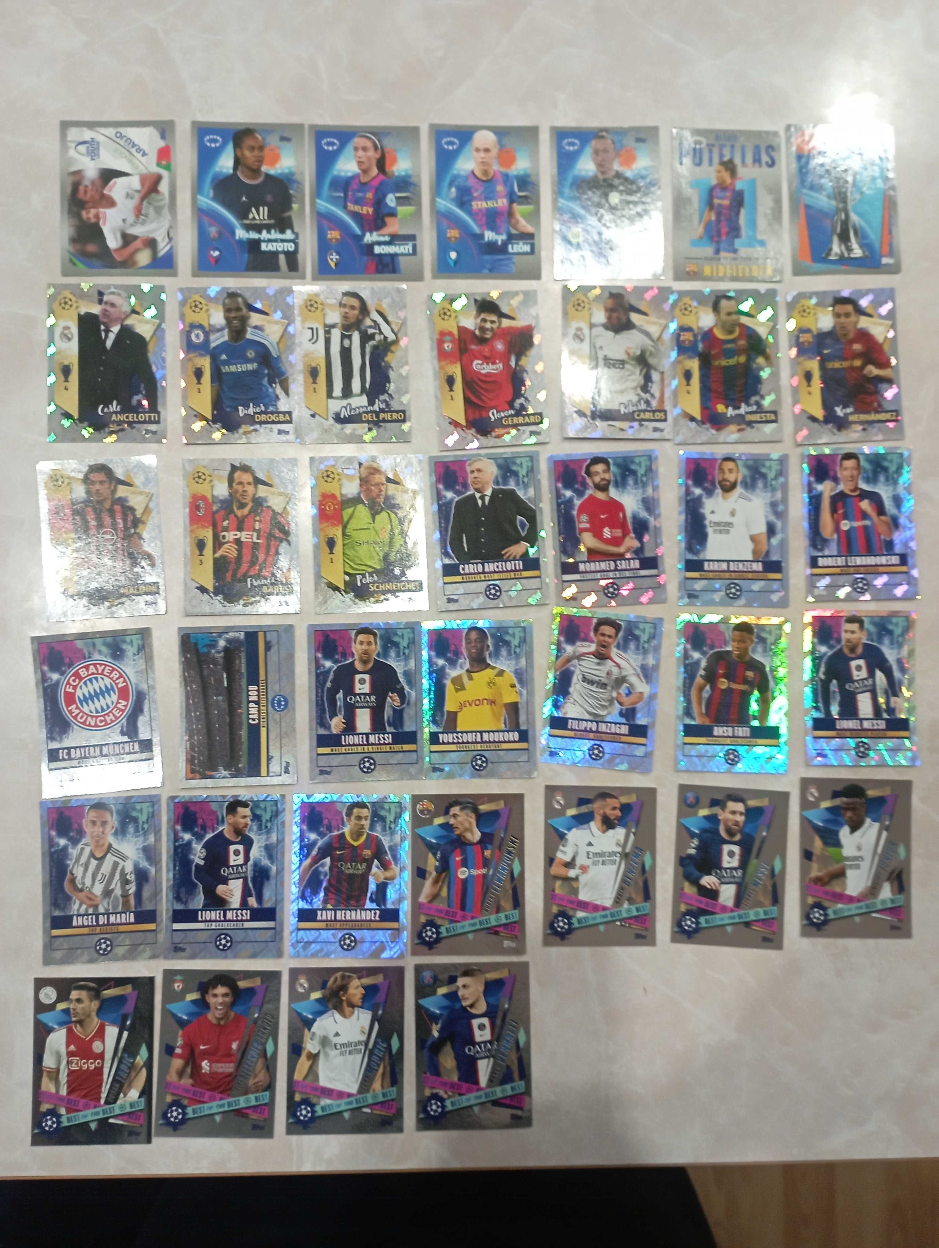 Topps , Panini, Merlin УЕФА Лига чемпионов 22/23 450 штук. 92%