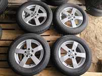 4x Alufelgi Dezent 16" 5x112 + Opony Semperit 215/65/16 Zimowe