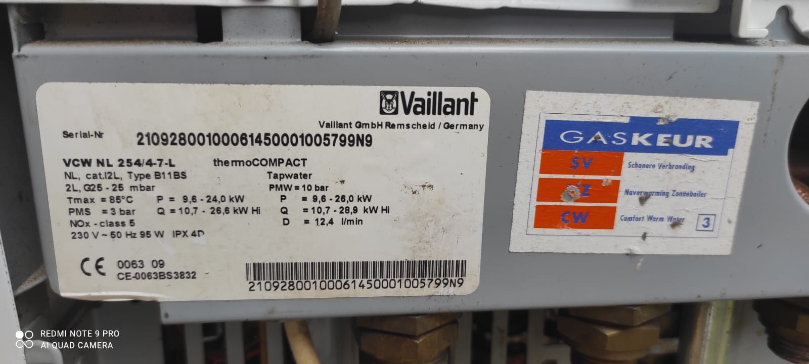 Vaillant piec gazowy