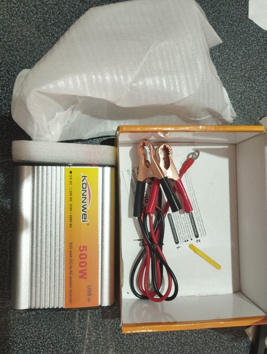 Инвертор Konnwei 500W, 12V DC, 220V AC