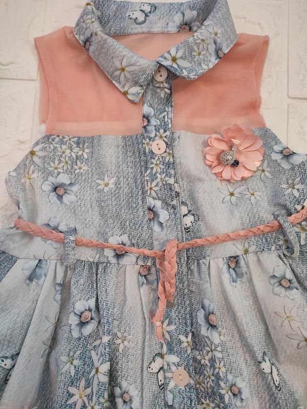 Класнюче нарядне плаття для дівчинки 3 - 5 років