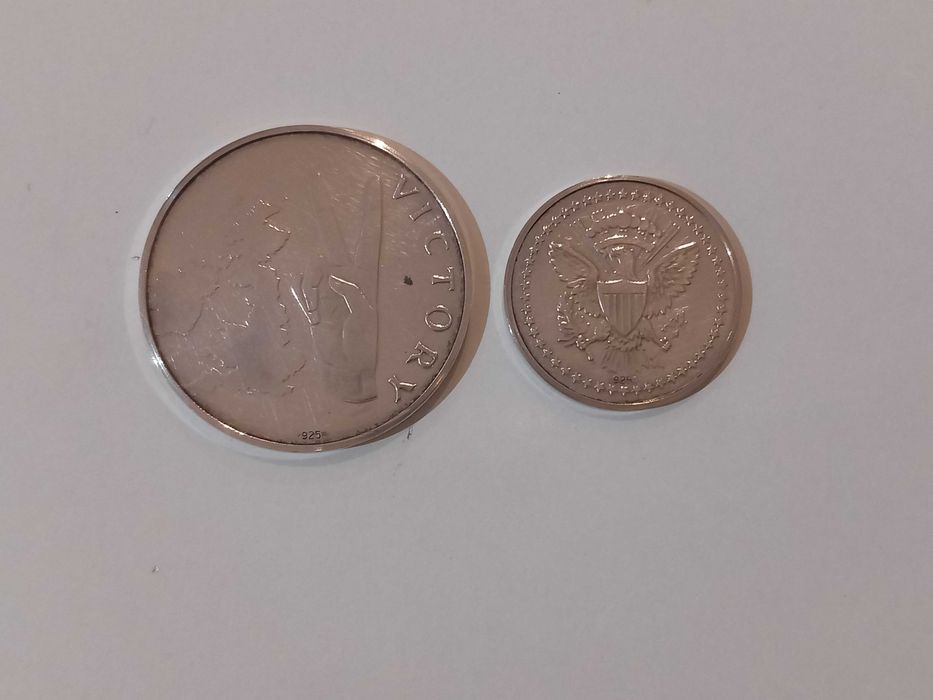 Medalhas de Prata de Churchill e Kennedy