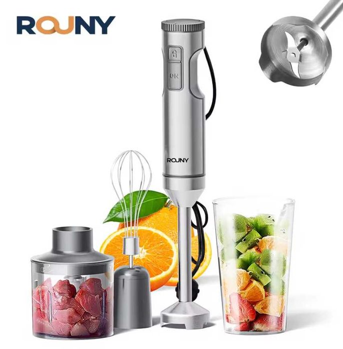 Ручний блендер ROUNY, 4в1, 1000ВТ