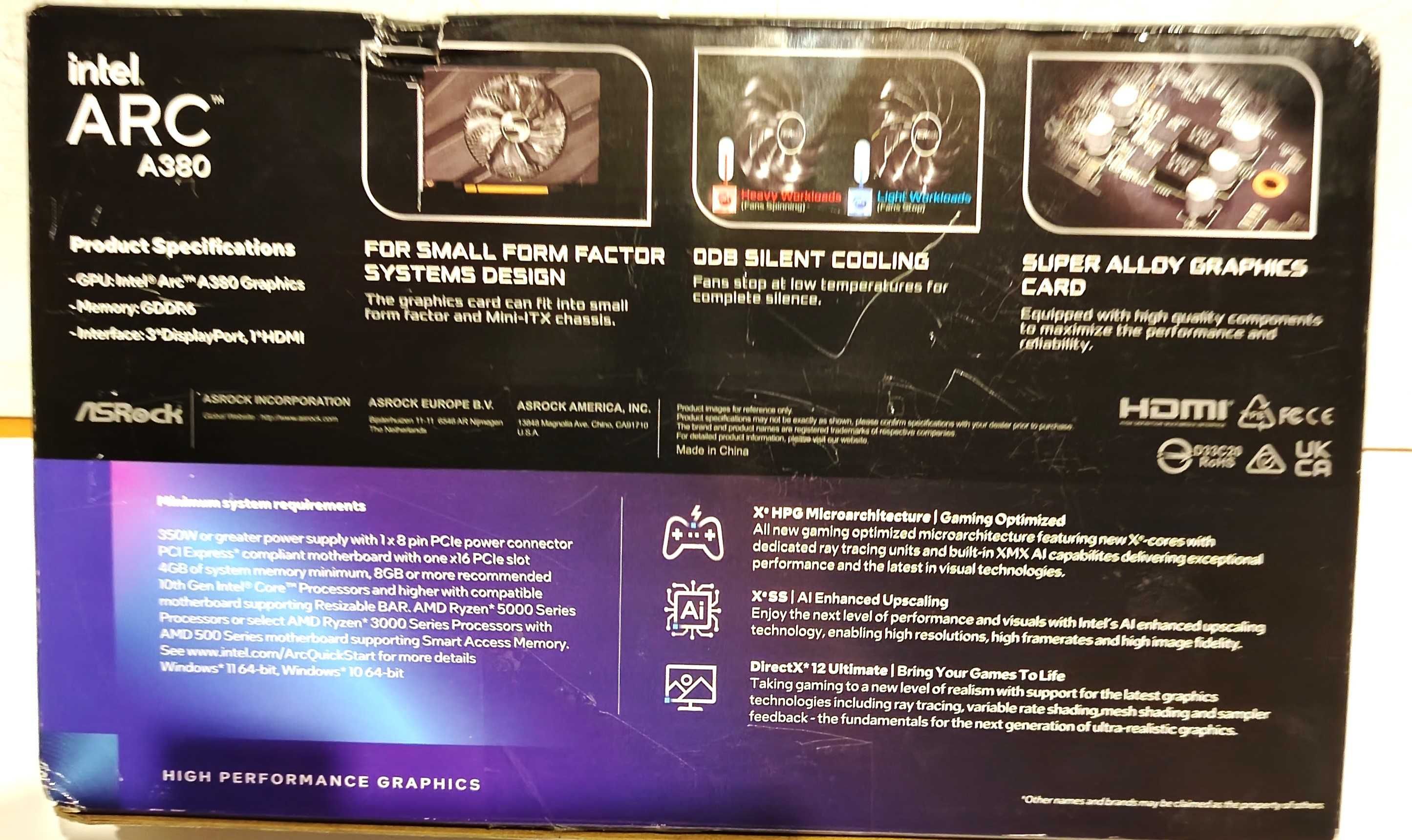 Karta graficzna  intel ARC A380