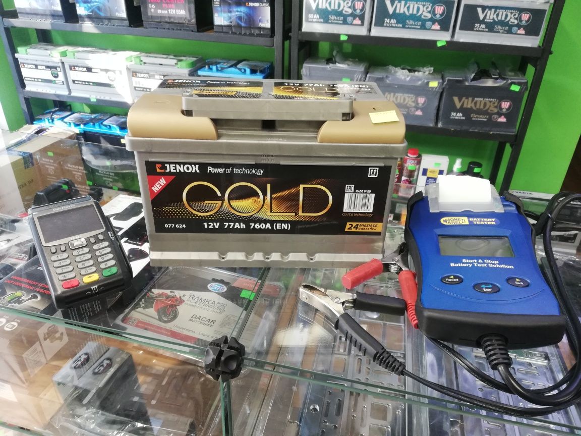 Akumulator Jenox Gold 72 74 77 Ah 770A DOWÓZ CENTRA BOSCH VARTA HART