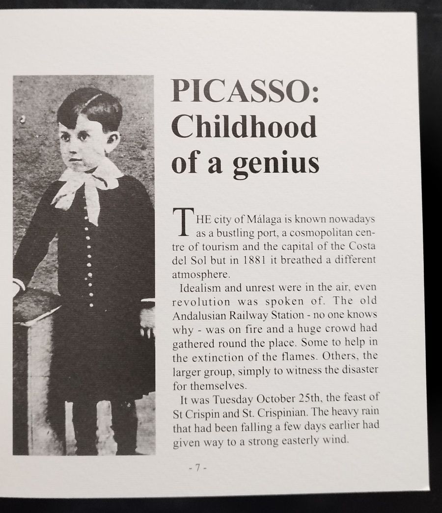 Picasso. During his childhood - Pedro Luis Gómez *po angielsku*