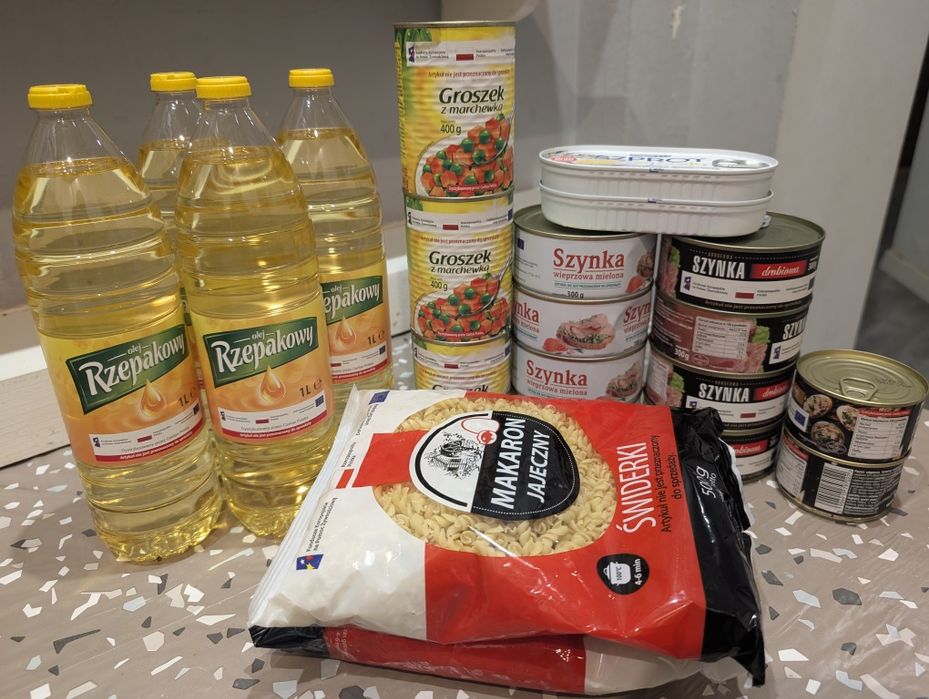 Zestaw żywności dobrej jakości (długie daty!)