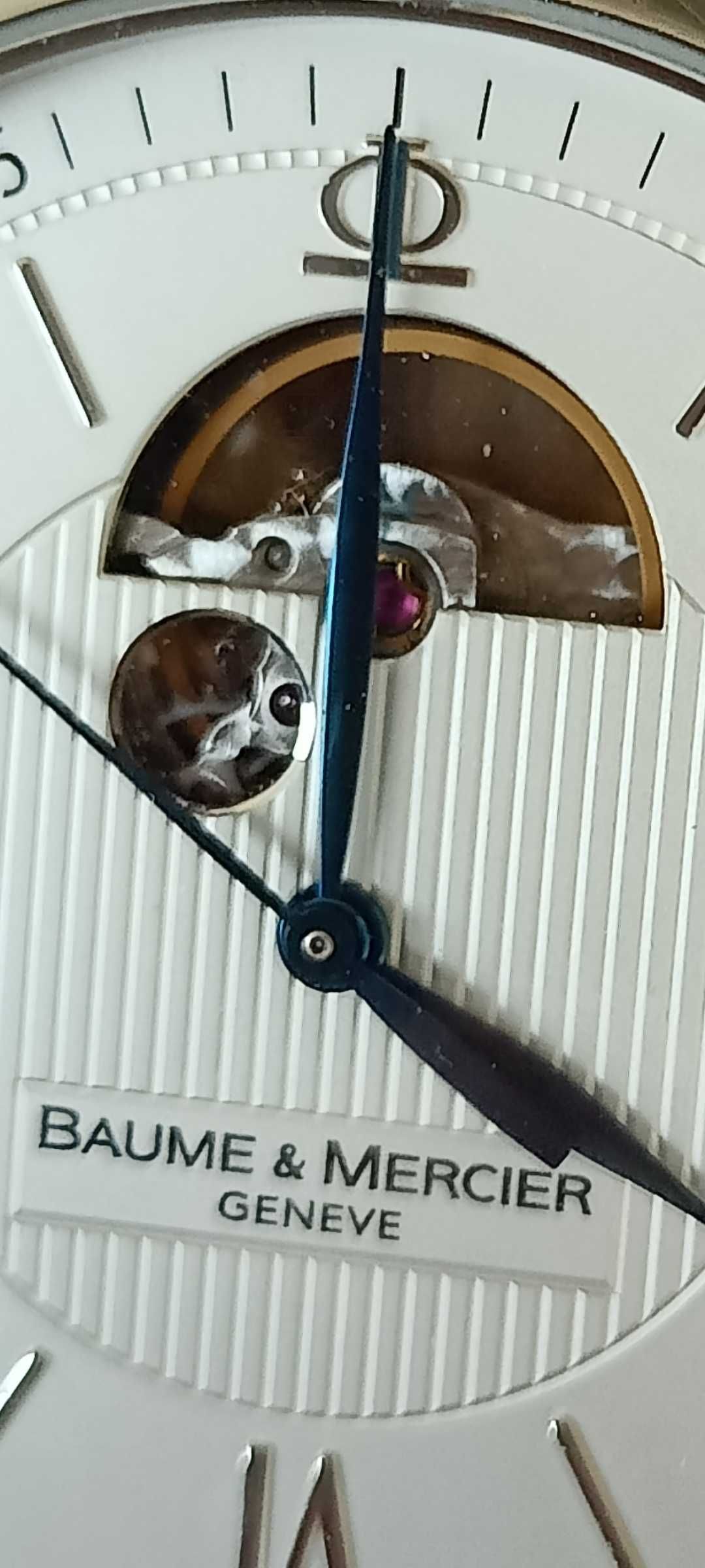 Baume & Mercier. Open heart , 65558. Jak edox,Longines,issot,iwc,omega