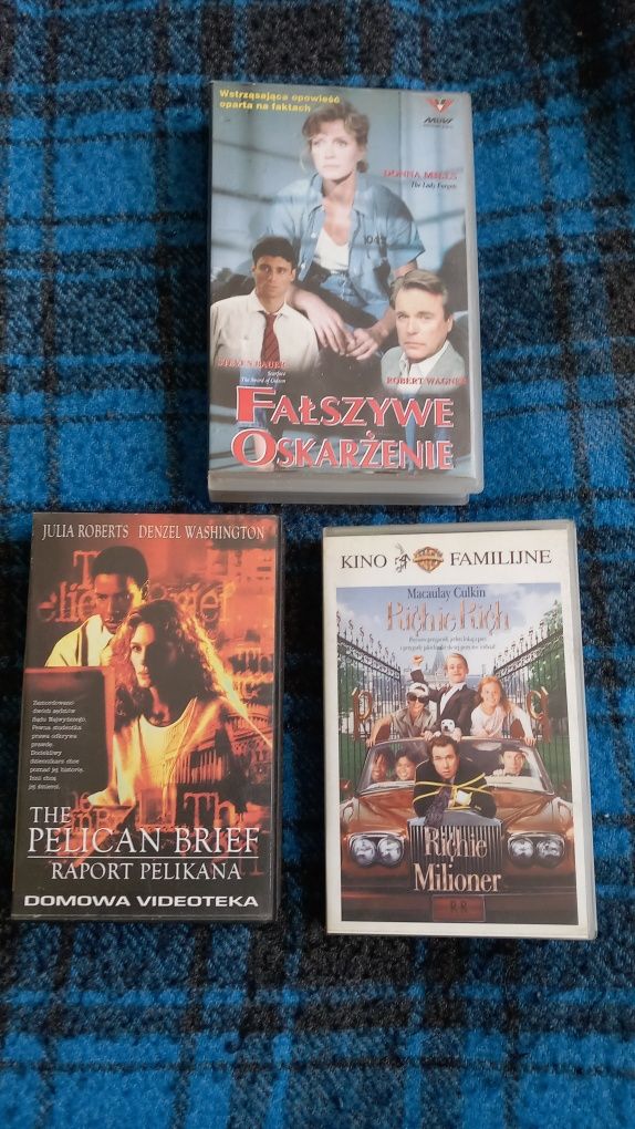 3 kasety vhs Raport pelikana richie milioner falszywe oskarzenie
Richi