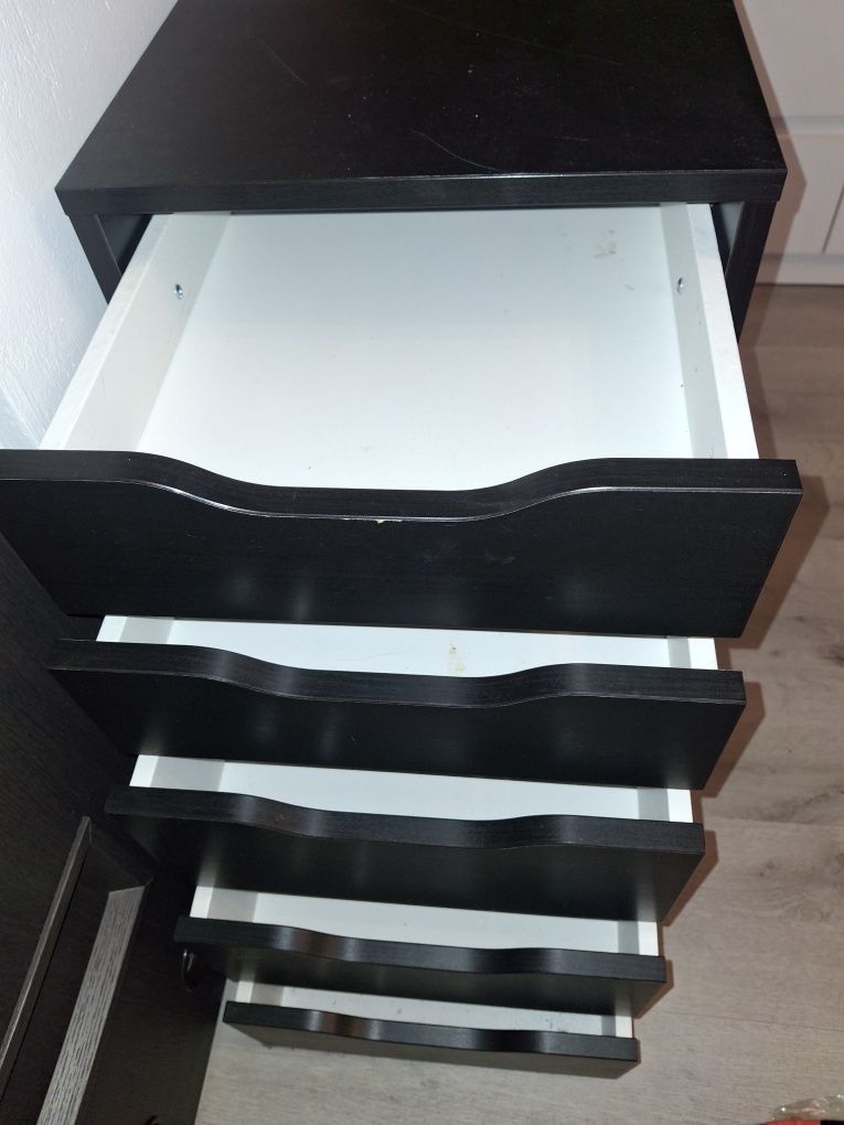 Komoda 36x70 czarnybrąz