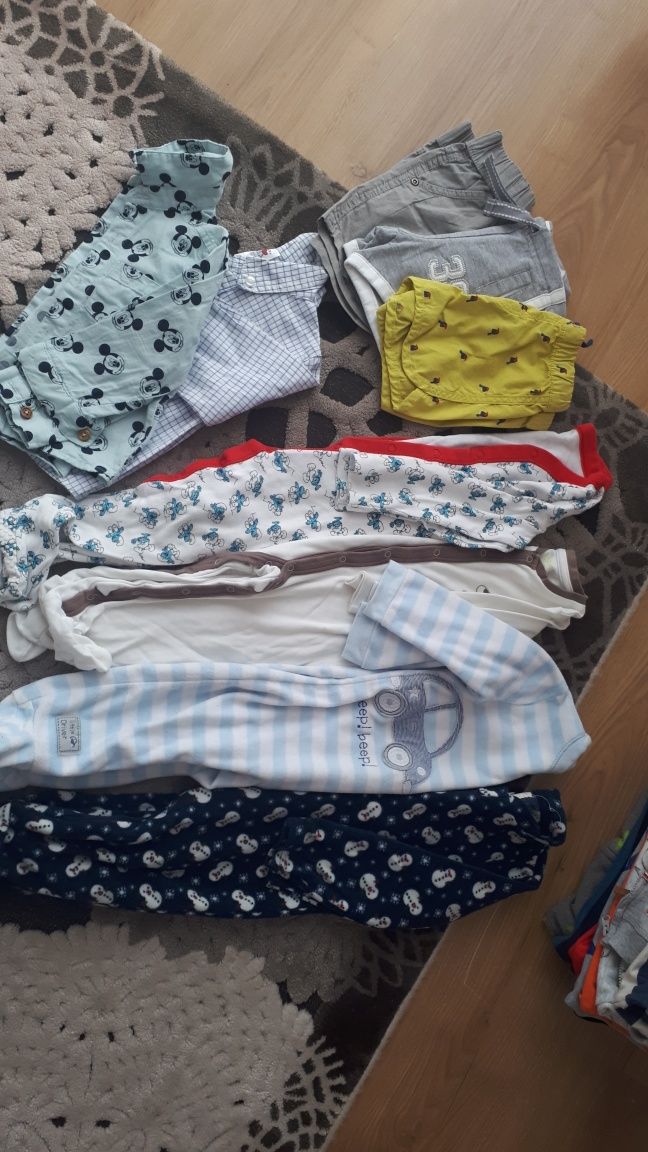 Paka ubrań r. 80 dla chłopca
