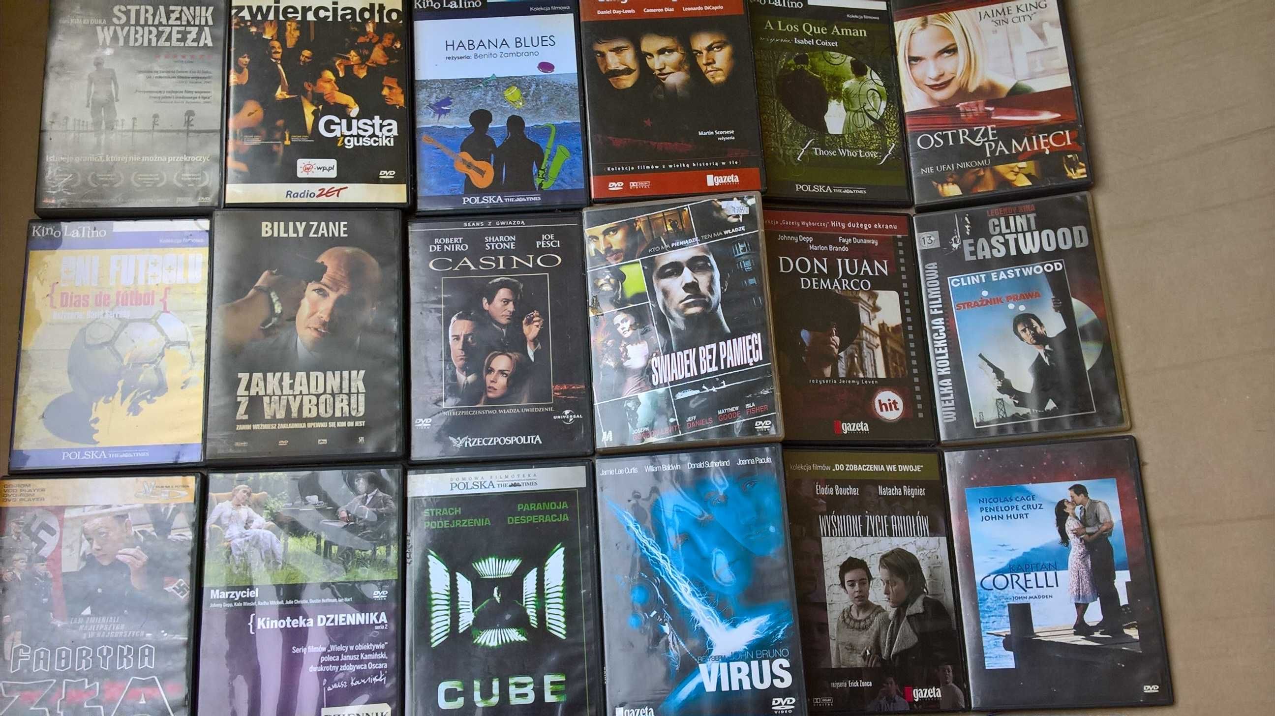 Płyty DVD i VCD,filmy prywatna kolekcja.