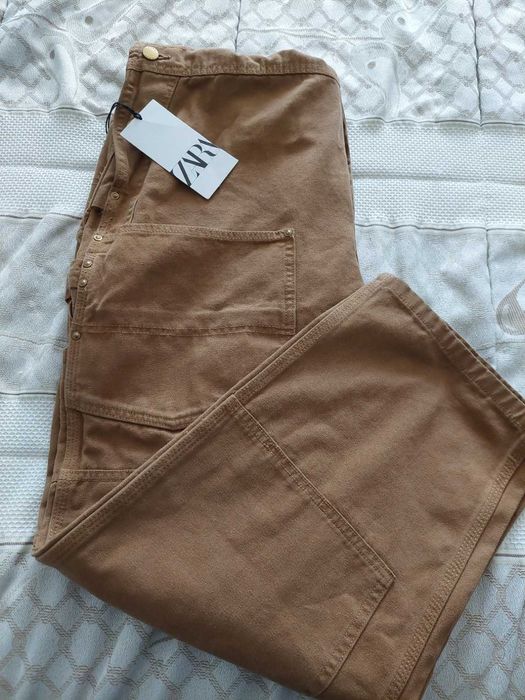 Jardineiras macacão – zara – tamanho S/M folgado