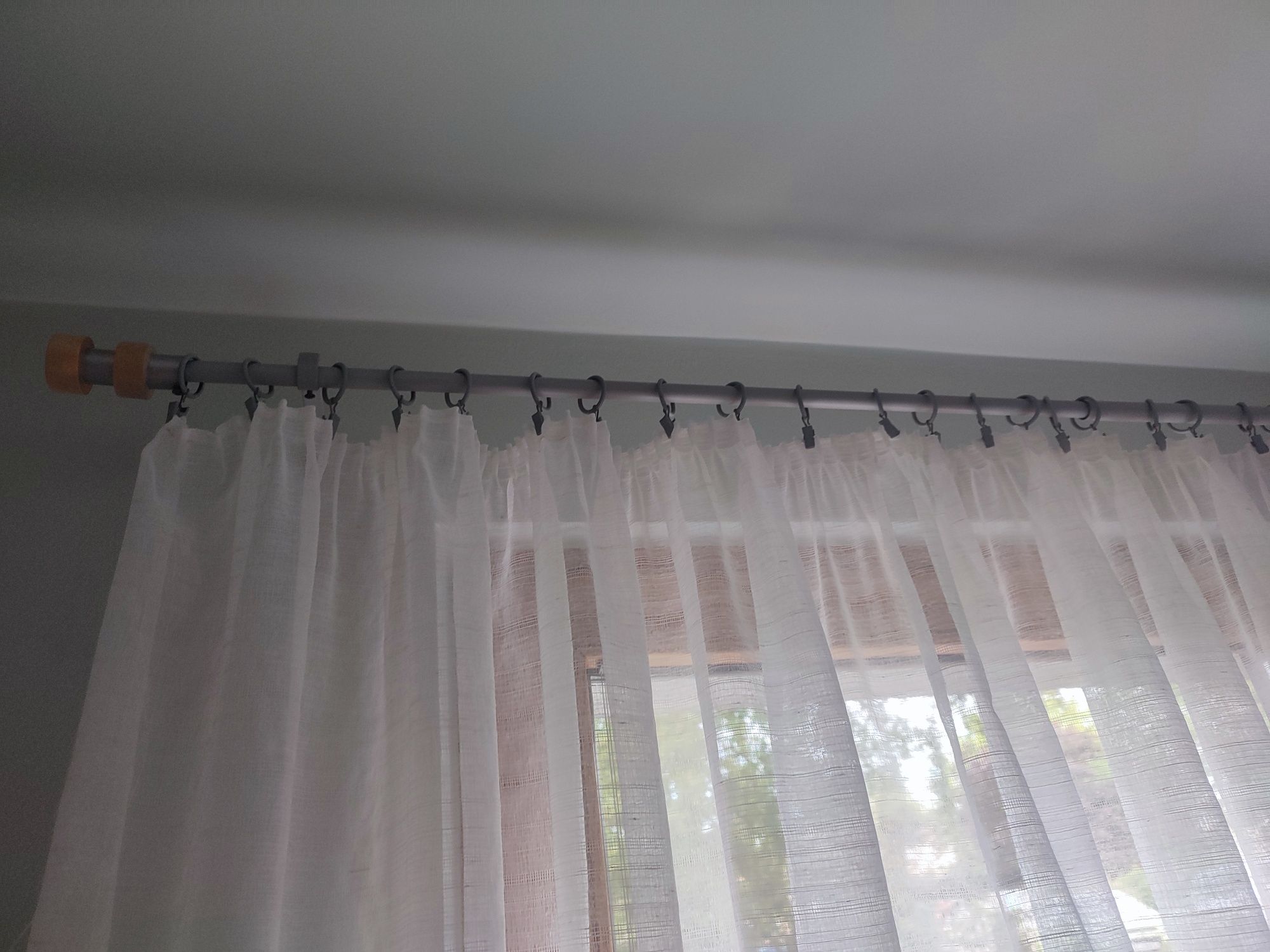 Karnisz metalowy pojedynczy Ikea po