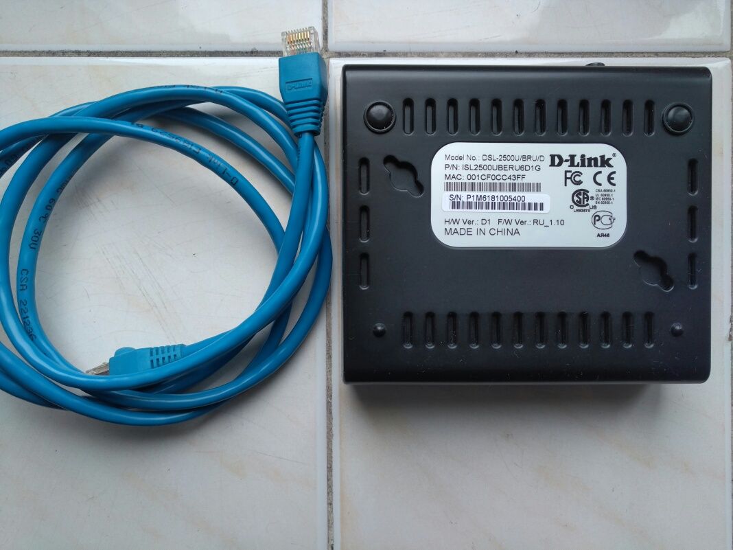 Роутер D-Link DSL-2500U