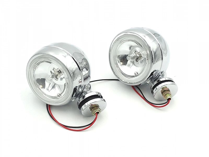 Lampy Lightbary Chrom Metalowe 2 Sztuki