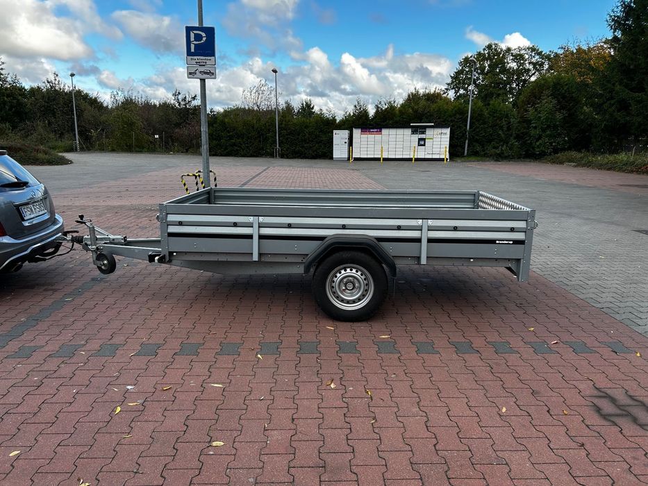 Brenderup 2300S B 1530x3010x400 TILT 1000kg  Pierwszy właściciel, zadbana, jak nowa, garażowana, plandeka