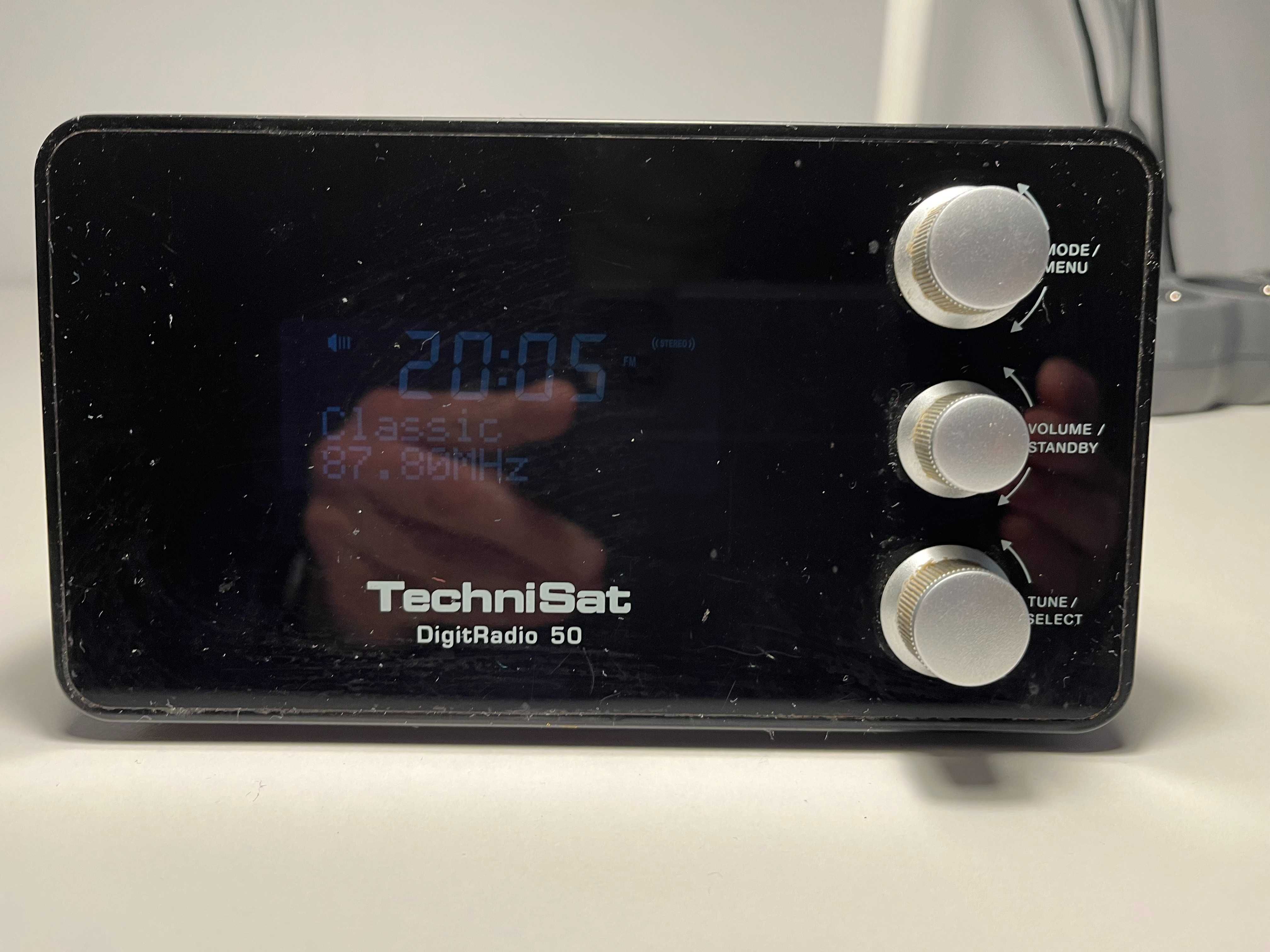 Cyfrowy Radioodbiornik TechniSat DigitRadio 50 FM Dab i Dab+ z zegarem