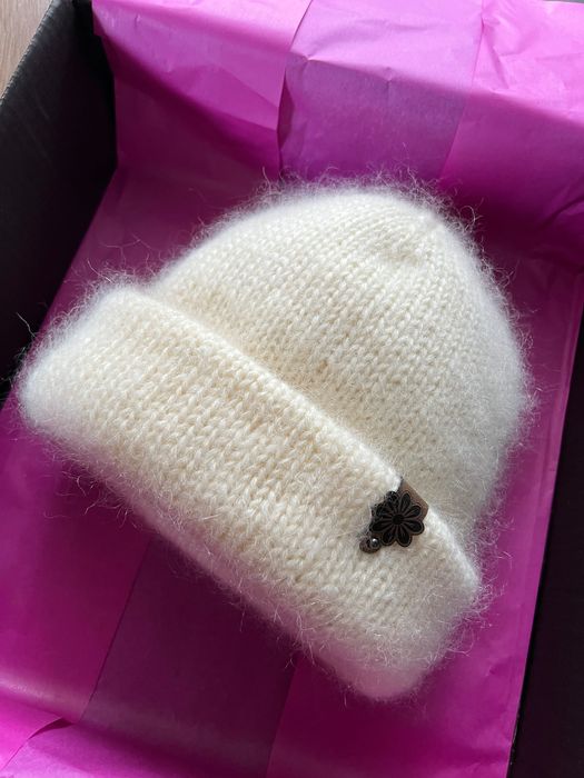 Czapka dwustronna/podwójna z moherem