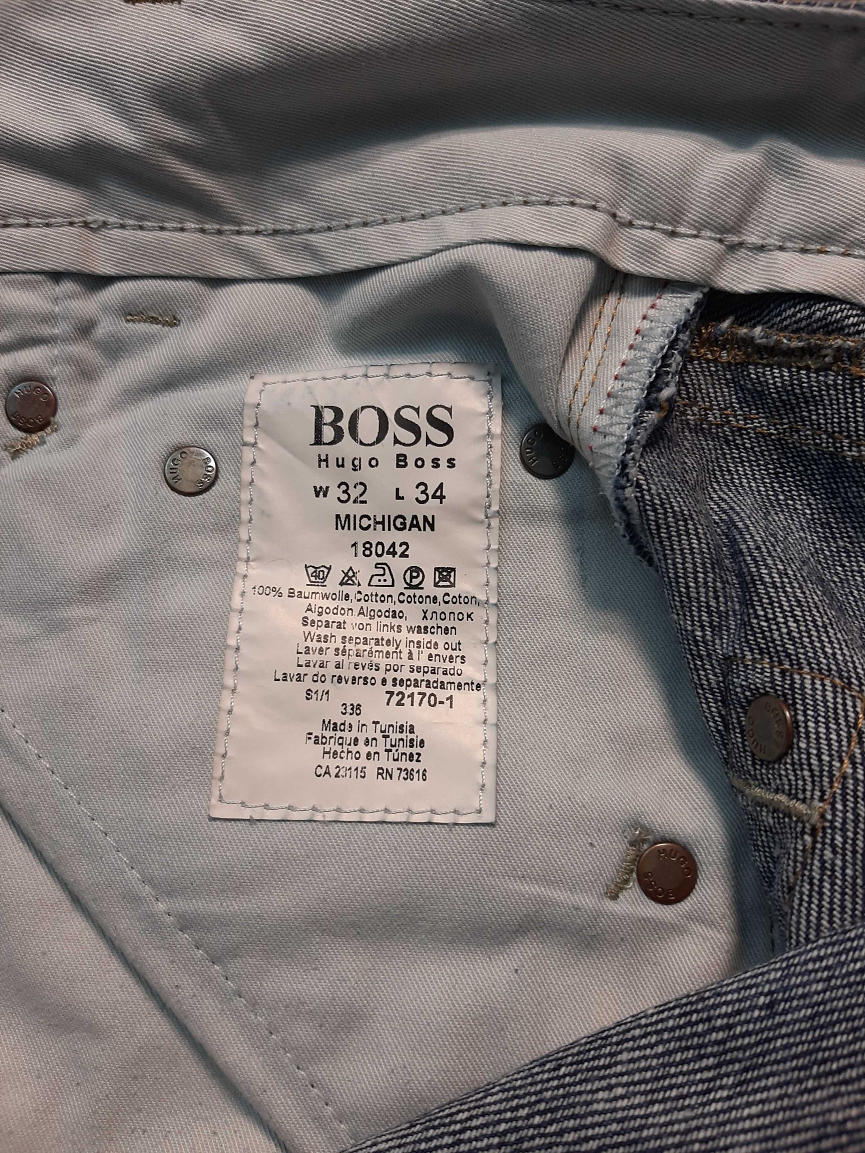 H.Boss spodenki jeansowe W32L34męskie