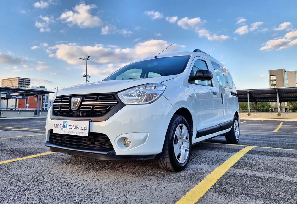 Dacia Dokker Faktura23% Niski Przebieg Bezwypadkowy Pierw.Właśc. SerwisASO Salon PL