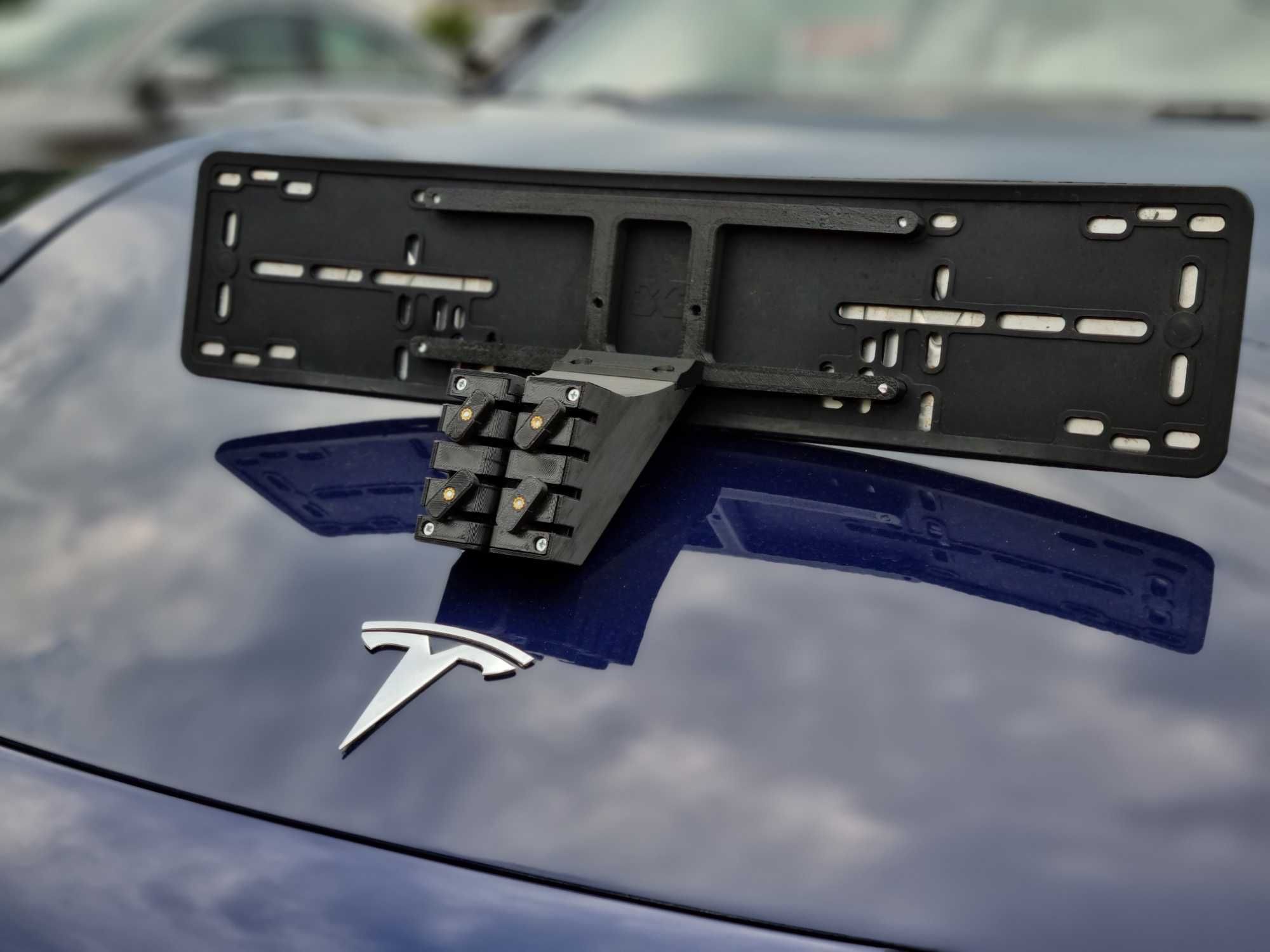 Крепление под номер знак Tesla Model 3 / Y (Номерная рамка)