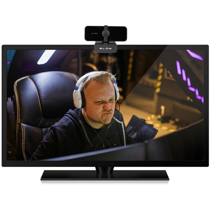 2w1 Kamera INTERNETOWA kamerka do komputera z mikrofonem zaślepka 1080