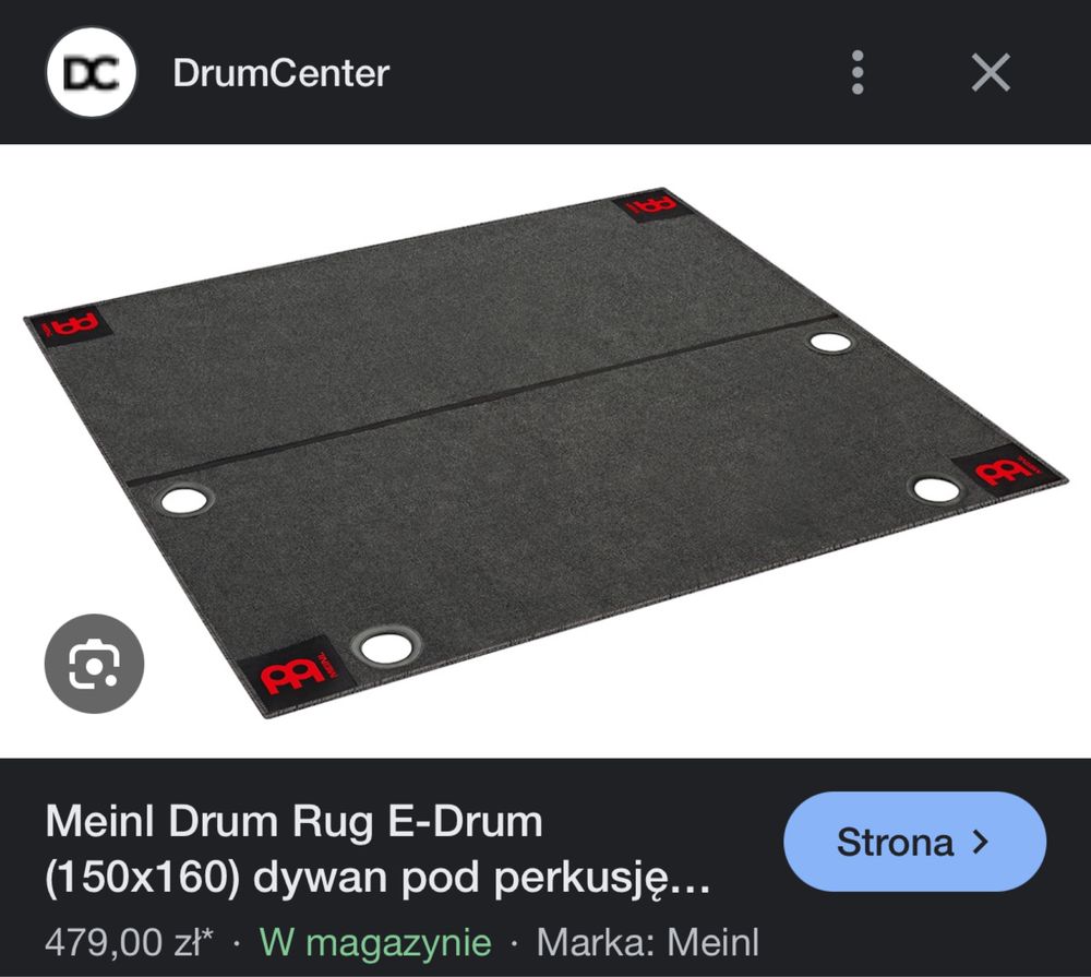 Alesis Crimson Mesh Kit II podwójna stopa dixon stolek tama dywan