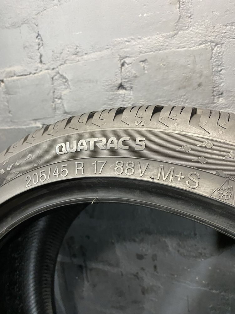 2шт 205/45 R17 Vredestein Quatrac 5