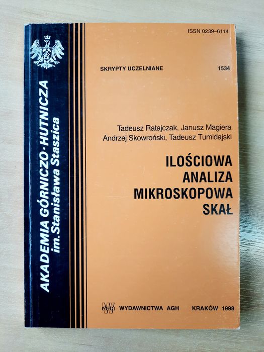 Ilościową analiza mikroskopowa skał Ratajczak Magiera Skowroński 1998