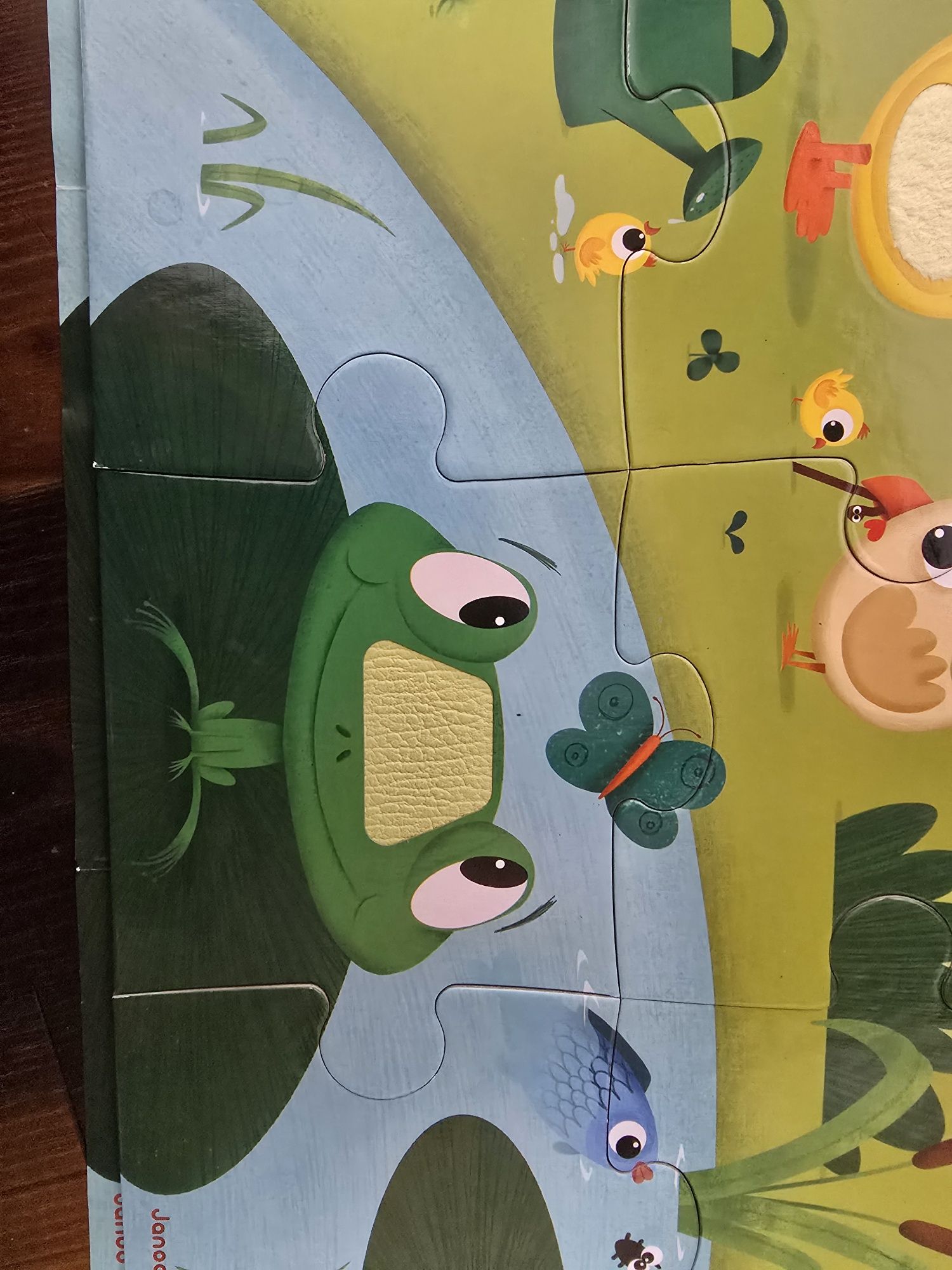 Puzzle sensoryczne, farma, wieś, Janod, 2-4 l.