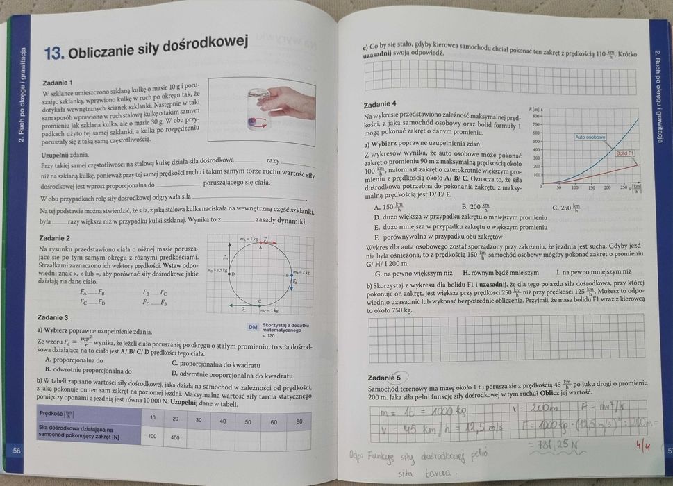 Karty pracy ucznia Fizyka "Odkryć fizykę 1" - zakres podstawowy