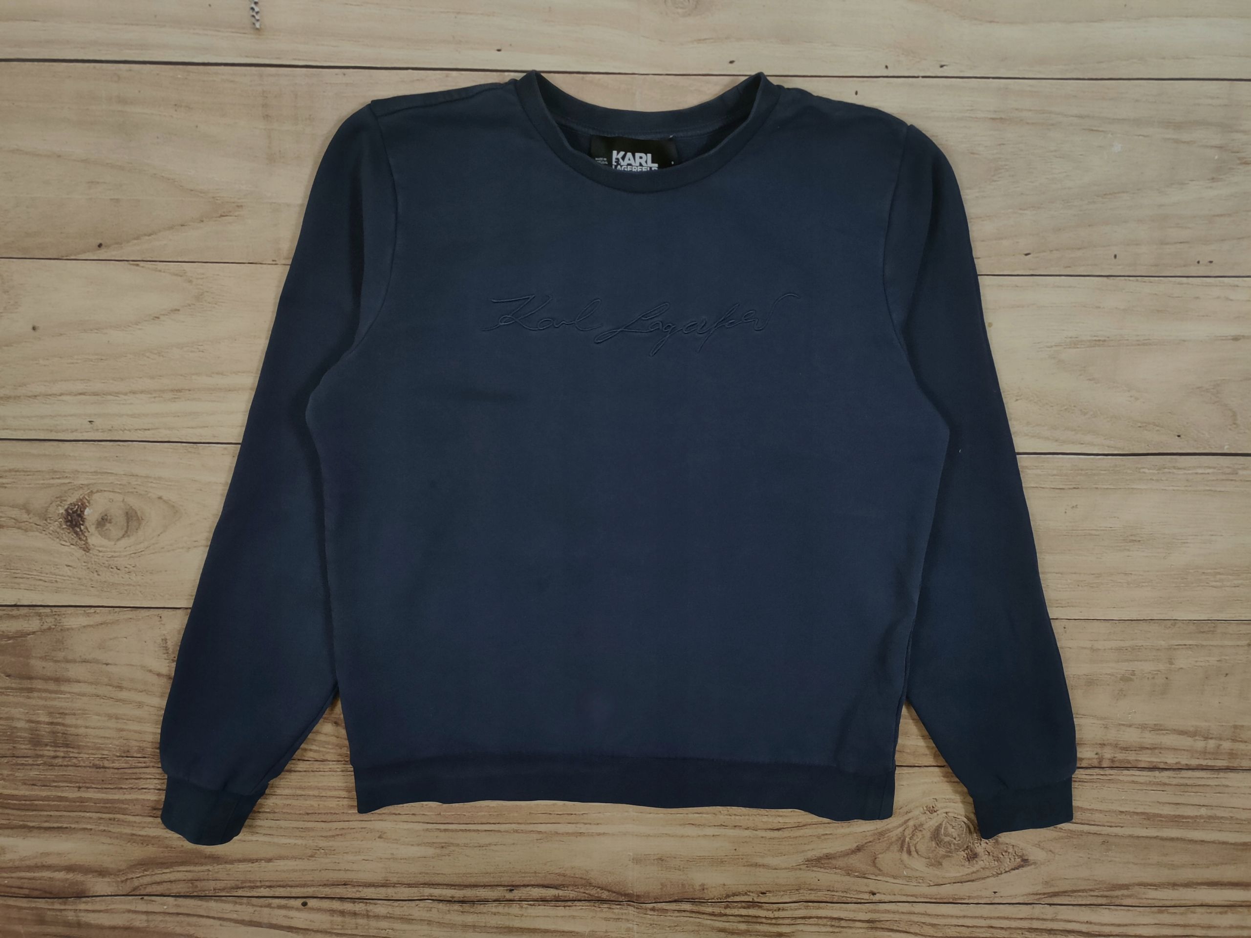 KARL LAGERFELD Bluza Damska Crew Neck Logowana r. S