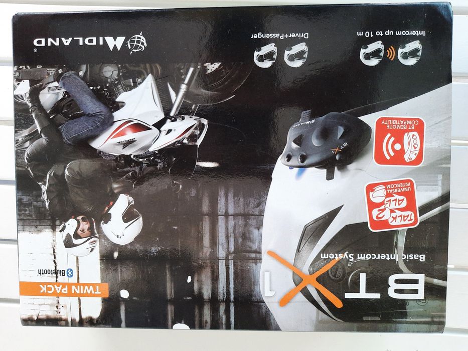 Intercomunicadores capacete Midland BTX1 (duplo)