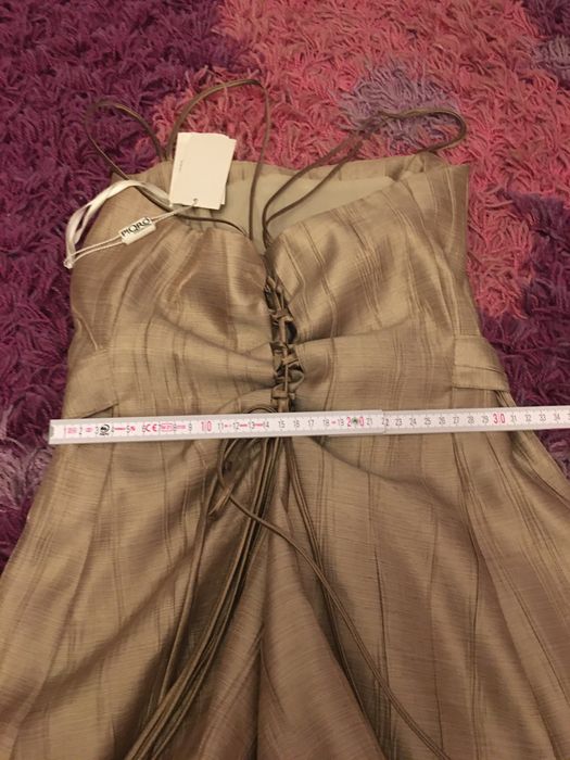 Sukienka na karnawał wieczorowa złota Nowa Piqro Collection