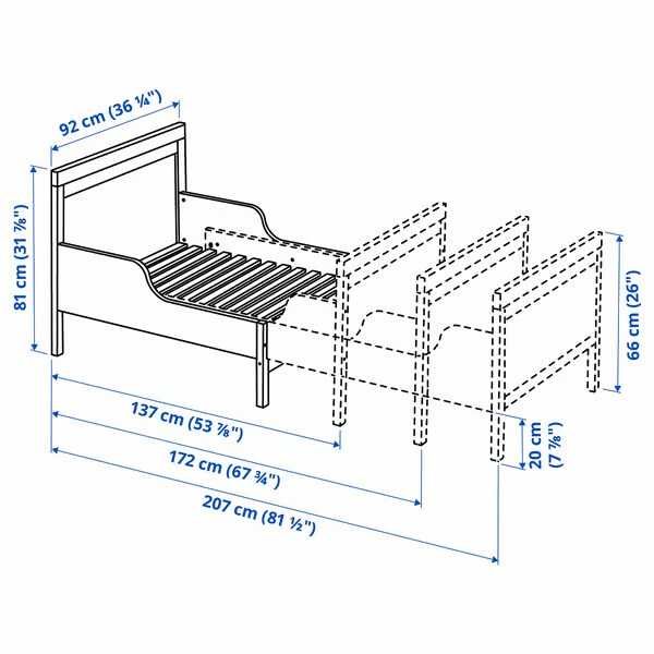 Łóżeczko IKEA Sundvik