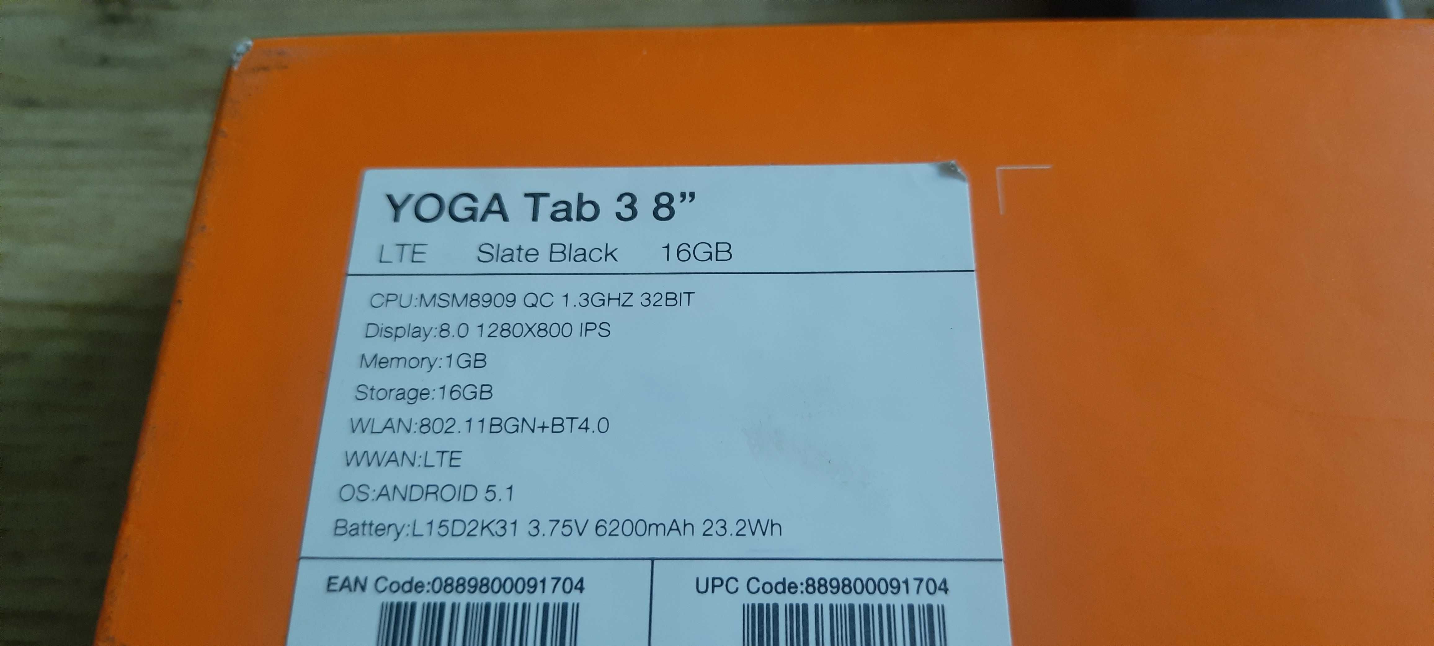 Tablet lenovo tab 3 8"