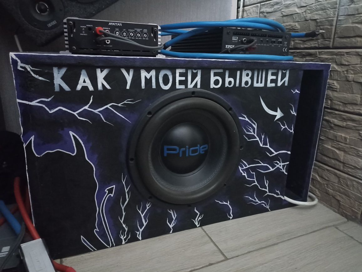 Сабвуфер pride lp 10 с коробом