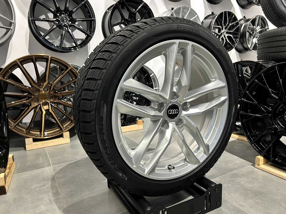 Oryginalne koła zimowe 18 5x112 Audi A4 B9 B8 245/40R18 Pirelli