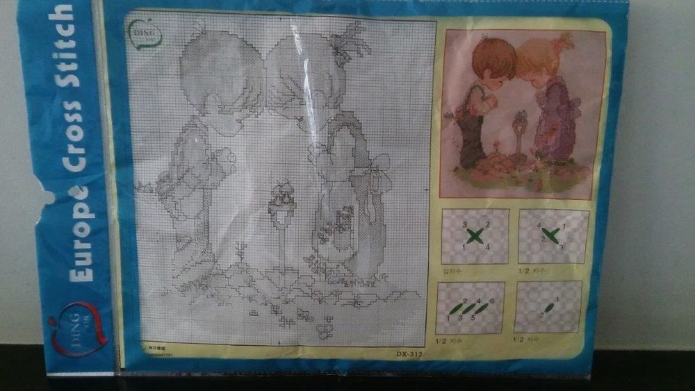 2 набори для вишивання одним лотом