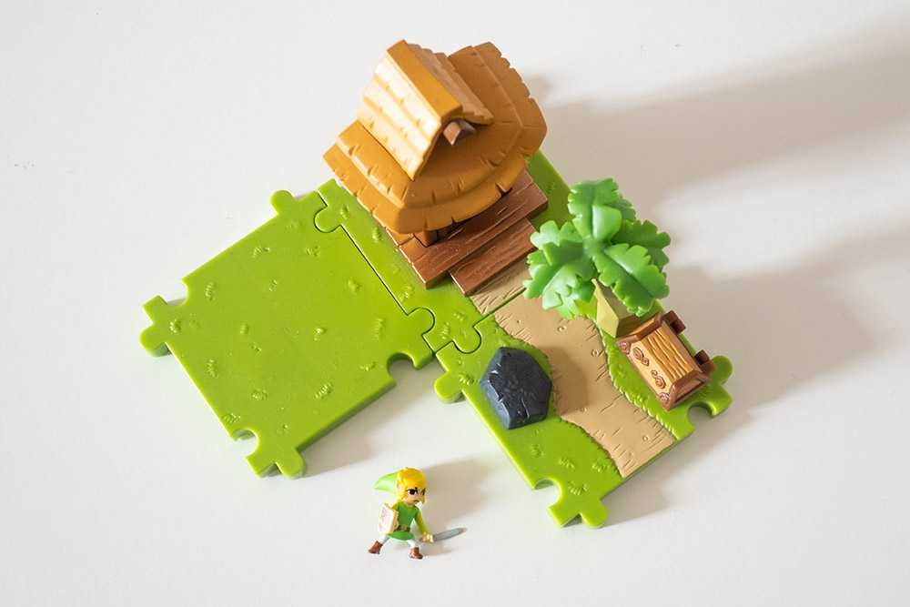 Figura e conjunto set Zelda Link Island Village Theme