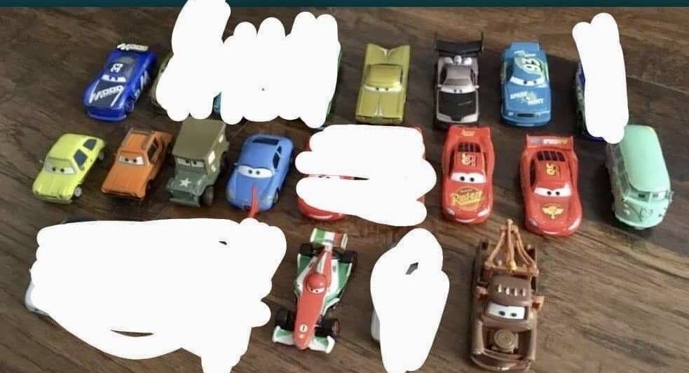 Cars Auta zestaw metalowych samochodów szt. 13