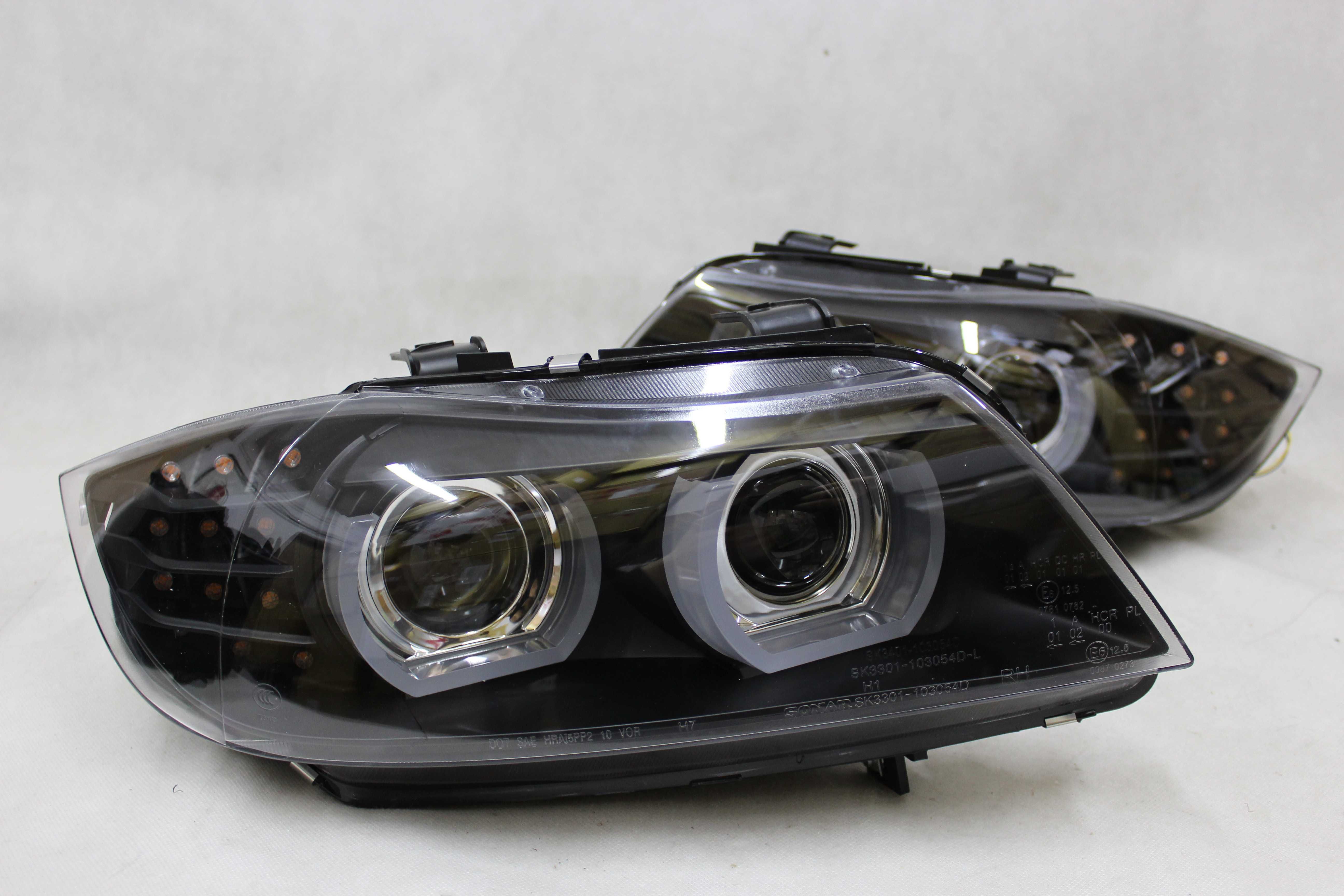 Lampy reflektory przednie przód BMW E90 09-11 D1S XENON LED U-BAR NOWE