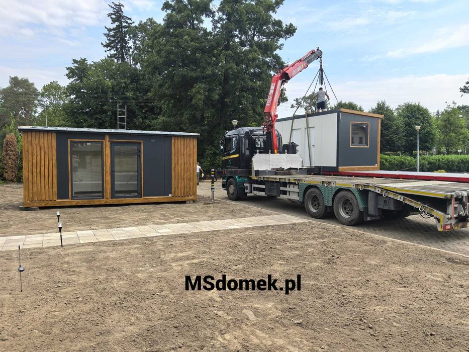 Domek modułowy całoroczny mobilny wyposażony pod klucz 35m2 Producent