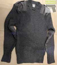 Sweter wojskowy Tw Kempton Grey L