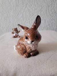 Винтаж goebel статуэтка фарфор заяц кролик