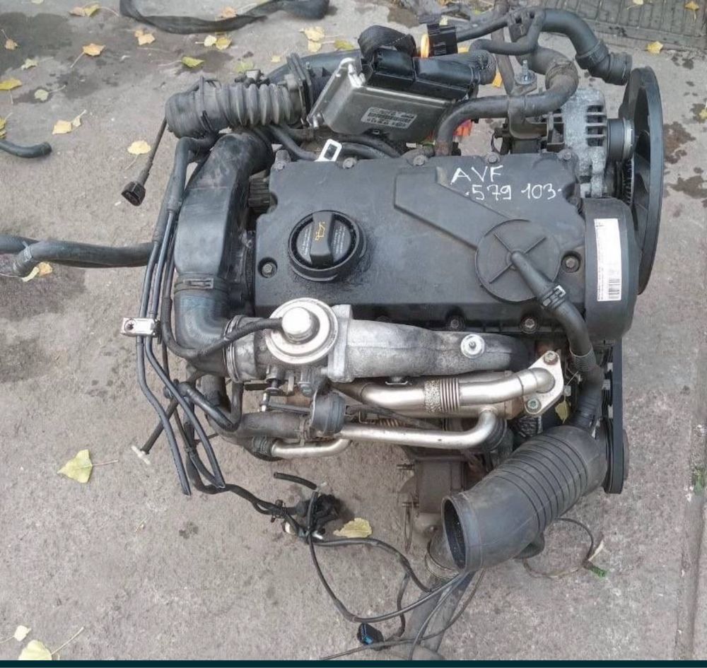Мотор б/у 1.9 TDi AVF AWX AJM ATJ AVB VW Passat B5 SuperB A4 A6 двигун