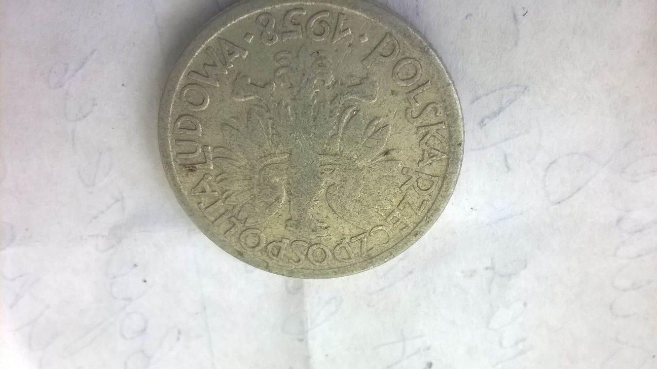 Монета Польши 1958год выпуска.